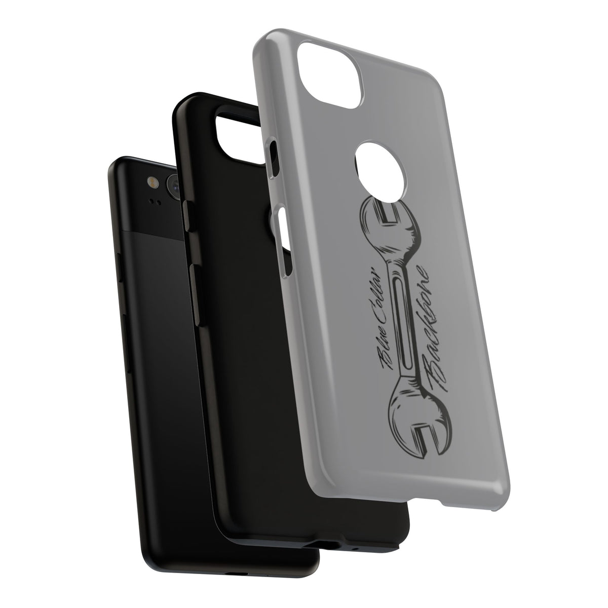 Tough Cases, Blue Collar Backbone Phone Case, Protective Phone Cases, Rugged Phone Covers, Strong Case, Worker Design, Unique Phone