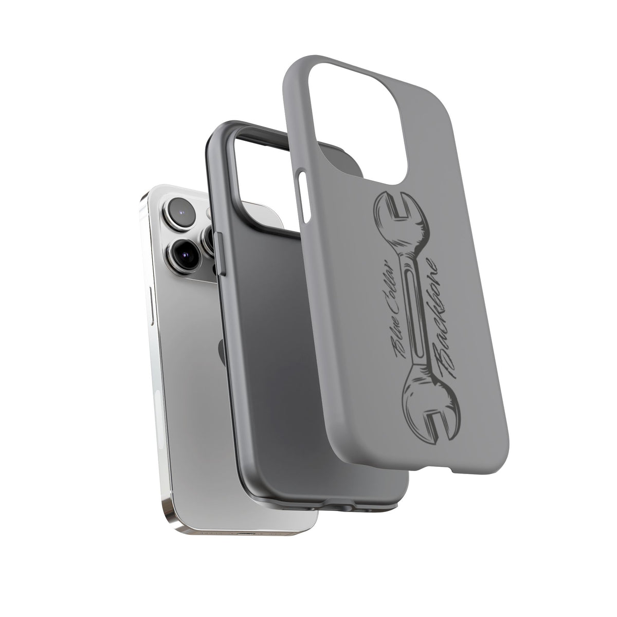 Tough Cases, Blue Collar Backbone Phone Case, Protective Phone Cases, Rugged Phone Covers, Strong Case, Worker Design, Unique Phone