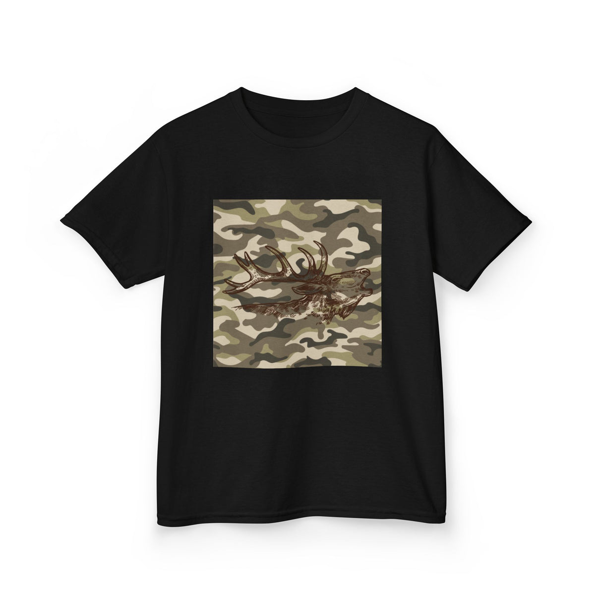 Kids Camouflage Graphic Tee - Fun Camo Design for Outdoor Adventures