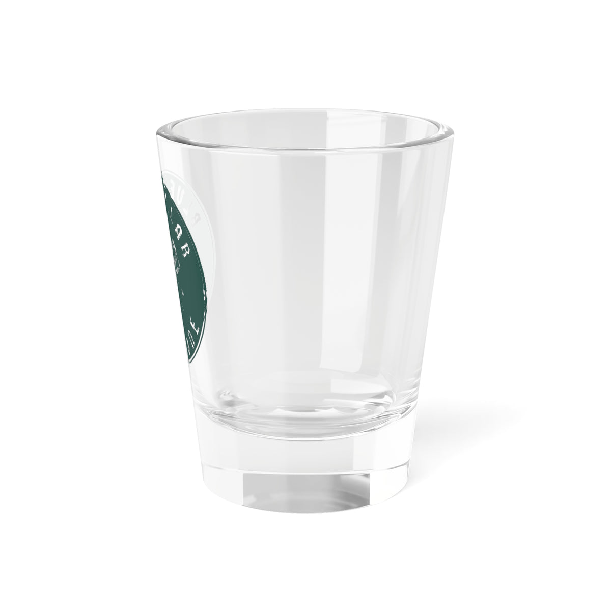 Shot Glass, 1.5oz Blue Collar Backbone