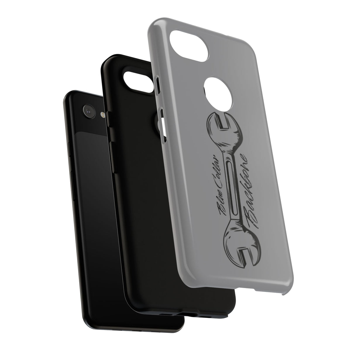 Tough Cases, Blue Collar Backbone Phone Case, Protective Phone Cases, Rugged Phone Covers, Strong Case, Worker Design, Unique Phone