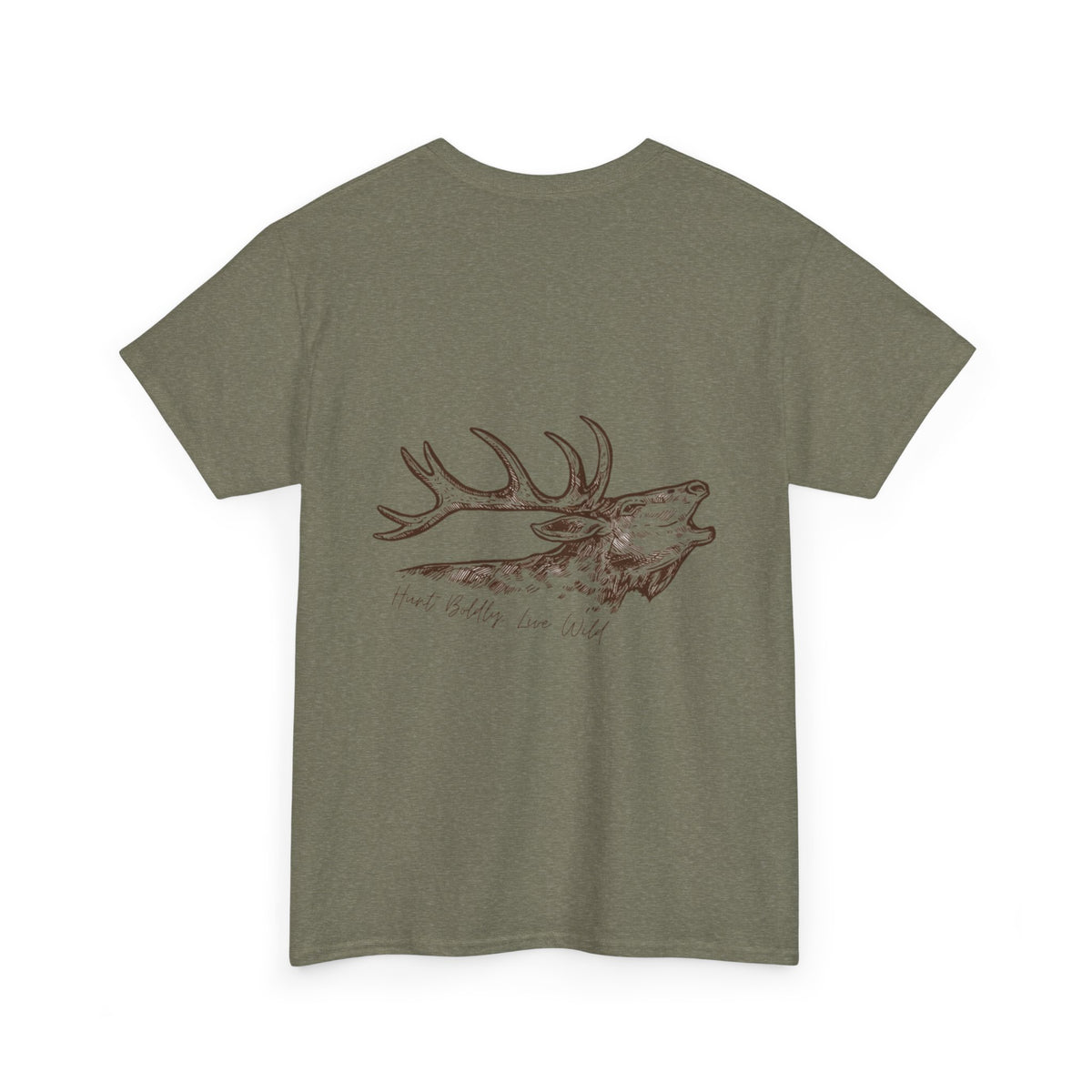 Hunt Boldly Live Wild Elk Tee