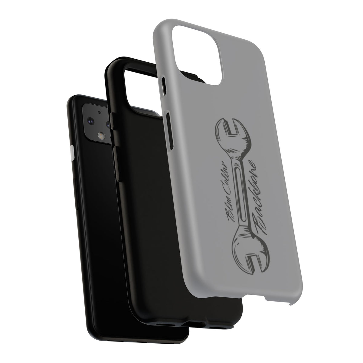 Tough Cases, Blue Collar Backbone Phone Case, Protective Phone Cases, Rugged Phone Covers, Strong Case, Worker Design, Unique Phone