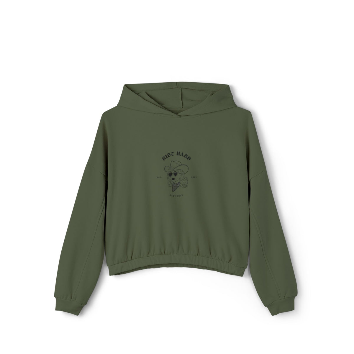Ride Hard Sweatshirt - Cinched Hoodie for Casual Comfort