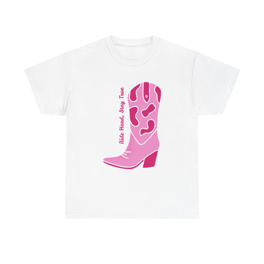 Rodeo Vibes Unisex Heavy Cotton Tee - "Ride Hard, Stay True"