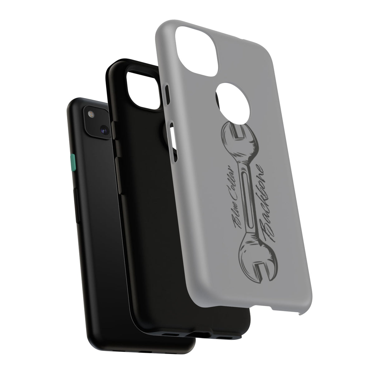 Tough Cases, Blue Collar Backbone Phone Case, Protective Phone Cases, Rugged Phone Covers, Strong Case, Worker Design, Unique Phone