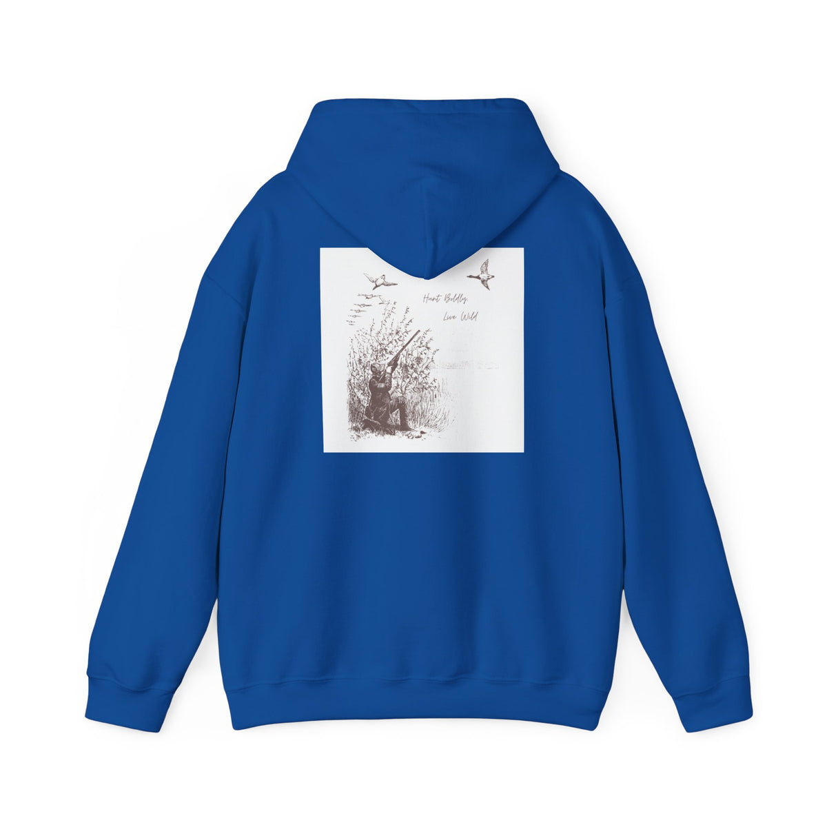 Hunter-Inspired Unisex Heavy Blend Hooded Sweatshirt - Relaxed Fit with Inspirational Quote