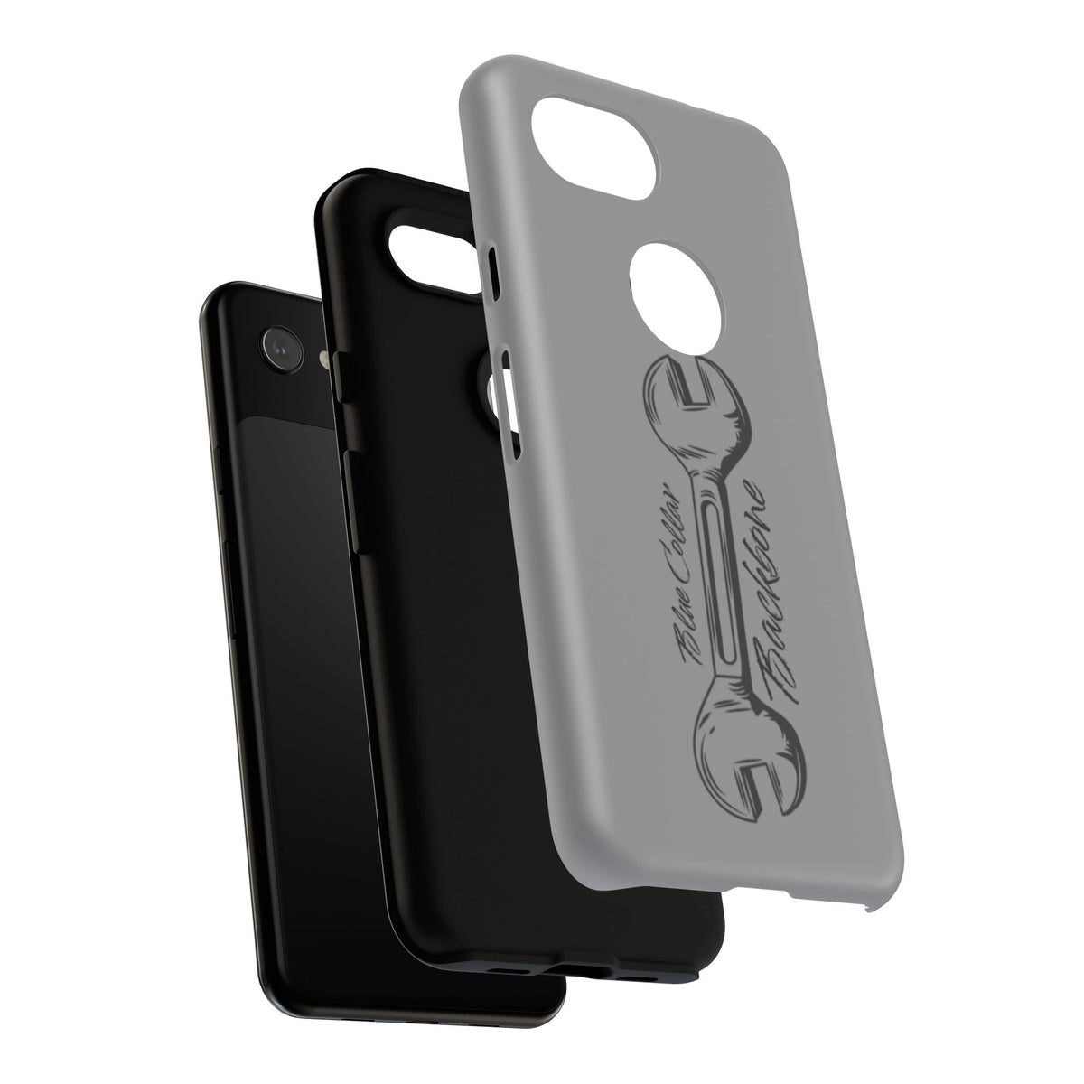 Tough Cases, Blue Collar Backbone Phone Case, Protective Phone Cases, Rugged Phone Covers, Strong Case, Worker Design, Unique Phone