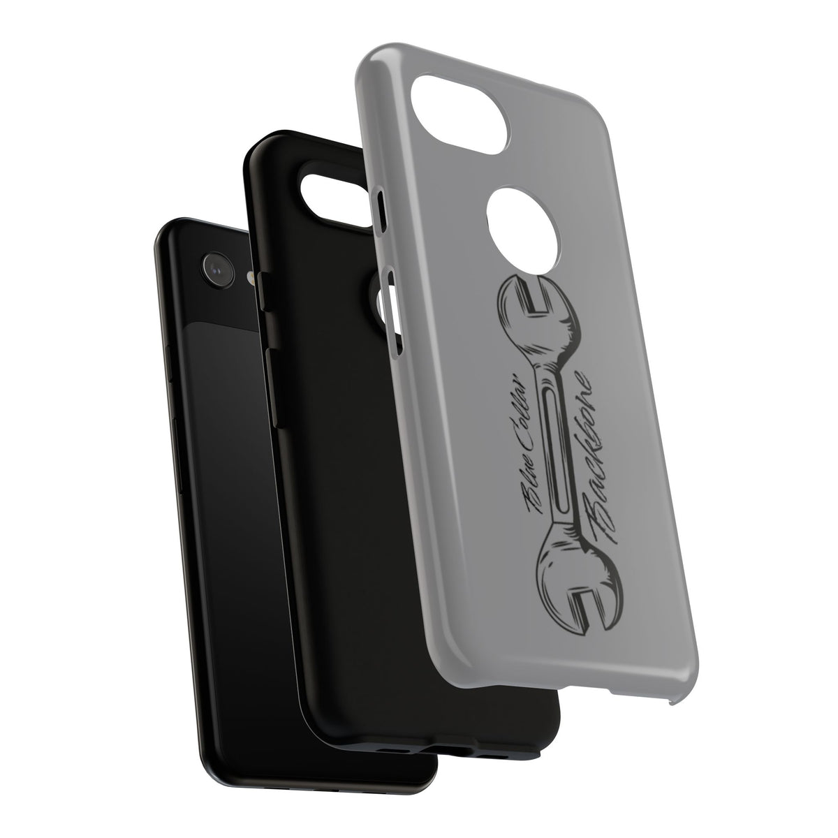 Tough Cases, Blue Collar Backbone Phone Case, Protective Phone Cases, Rugged Phone Covers, Strong Case, Worker Design, Unique Phone