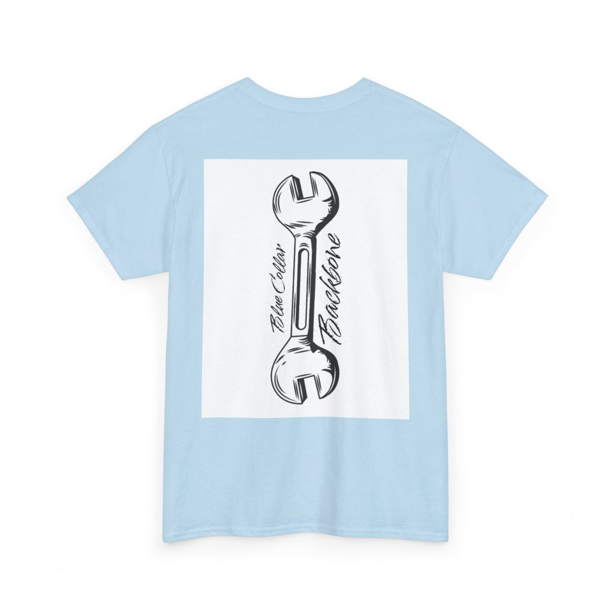 Blue Collar Backbone Unisex Tee, T-Shirt, Shirt, Casual Top, Workwear Apparel, Gift for Him/Her