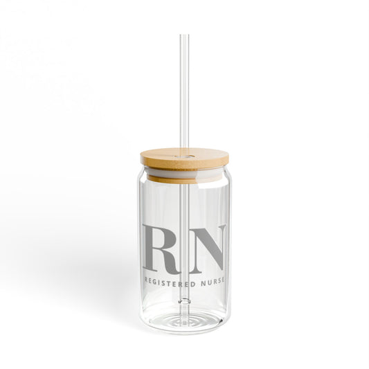 Registered Nurse Sipper Glass, 16oz
