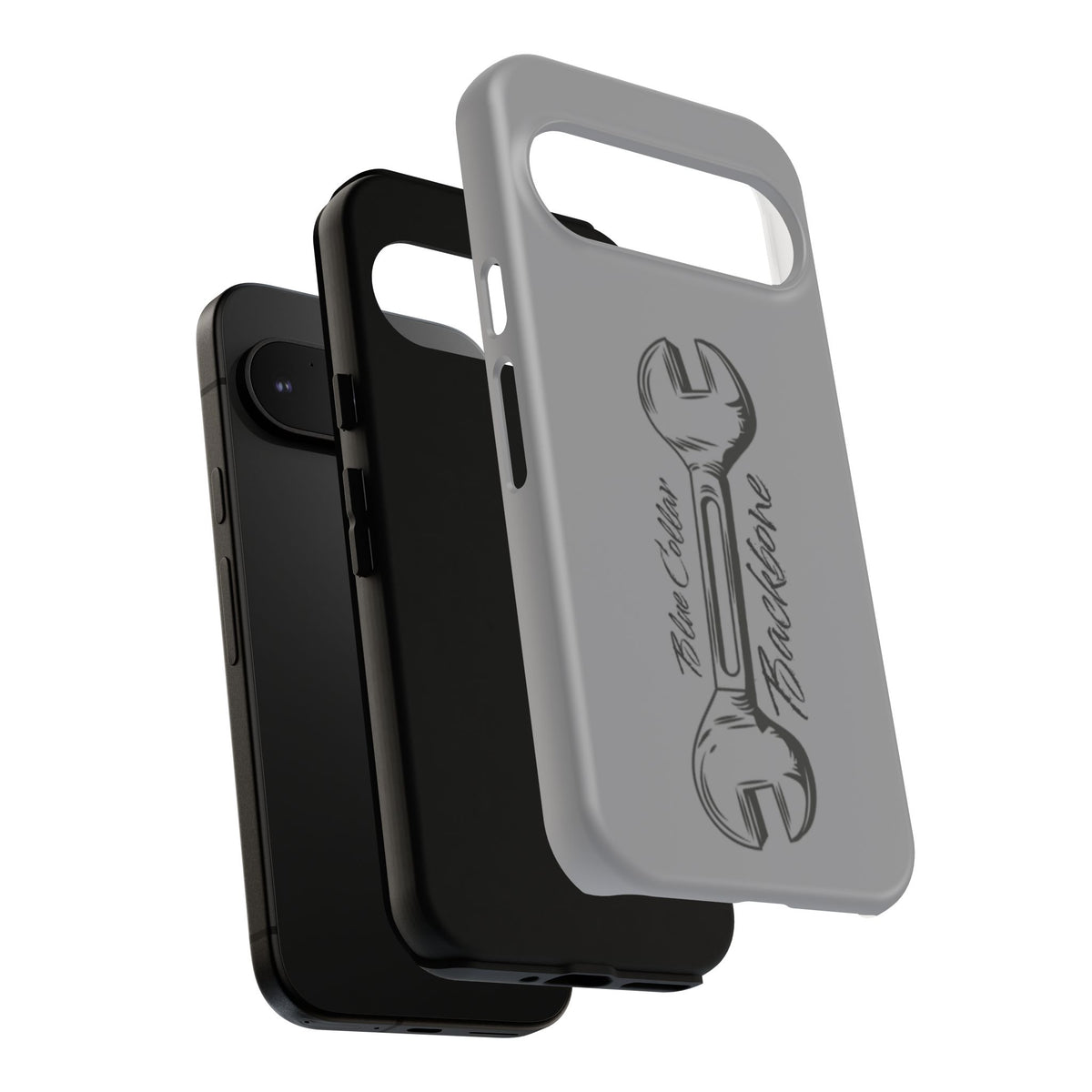 Tough Cases, Blue Collar Backbone Phone Case, Protective Phone Cases, Rugged Phone Covers, Strong Case, Worker Design, Unique Phone