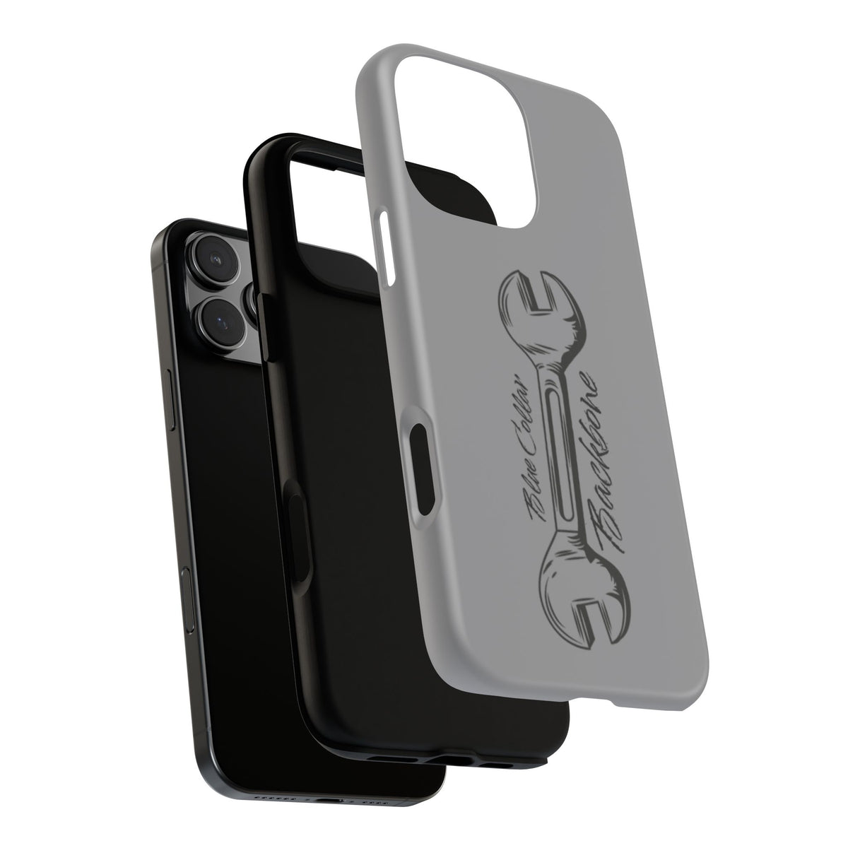 Tough Cases, Blue Collar Backbone Phone Case, Protective Phone Cases, Rugged Phone Covers, Strong Case, Worker Design, Unique Phone