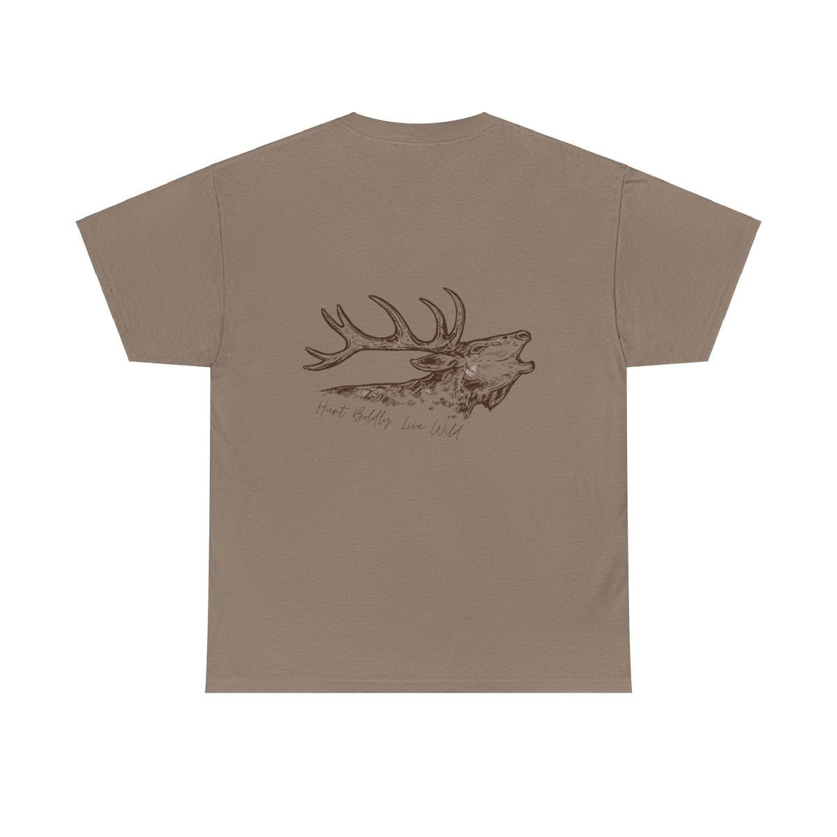 Hunt Boldly Live Wild Elk Tee