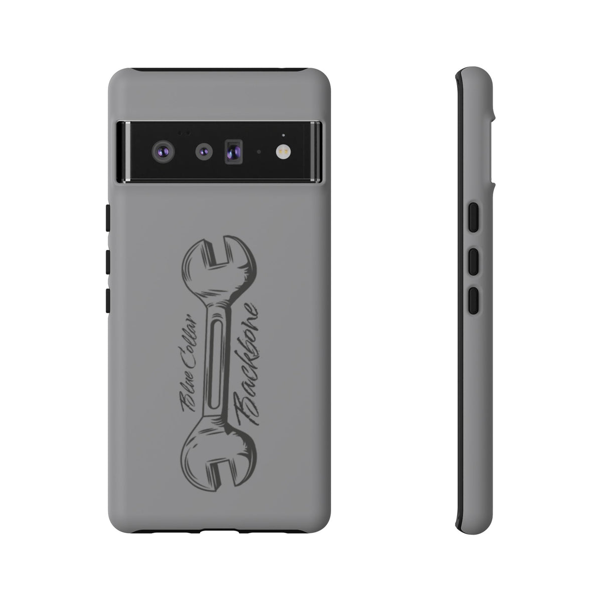 Tough Cases, Blue Collar Backbone Phone Case, Protective Phone Cases, Rugged Phone Covers, Strong Case, Worker Design, Unique Phone