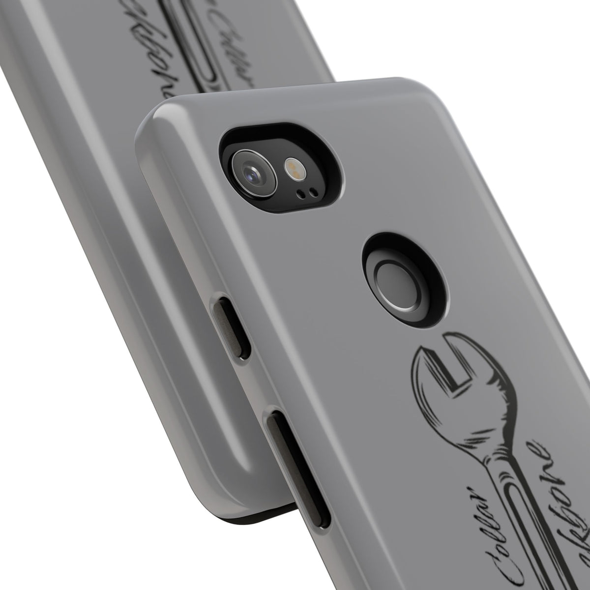 Tough Cases, Blue Collar Backbone Phone Case, Protective Phone Cases, Rugged Phone Covers, Strong Case, Worker Design, Unique Phone