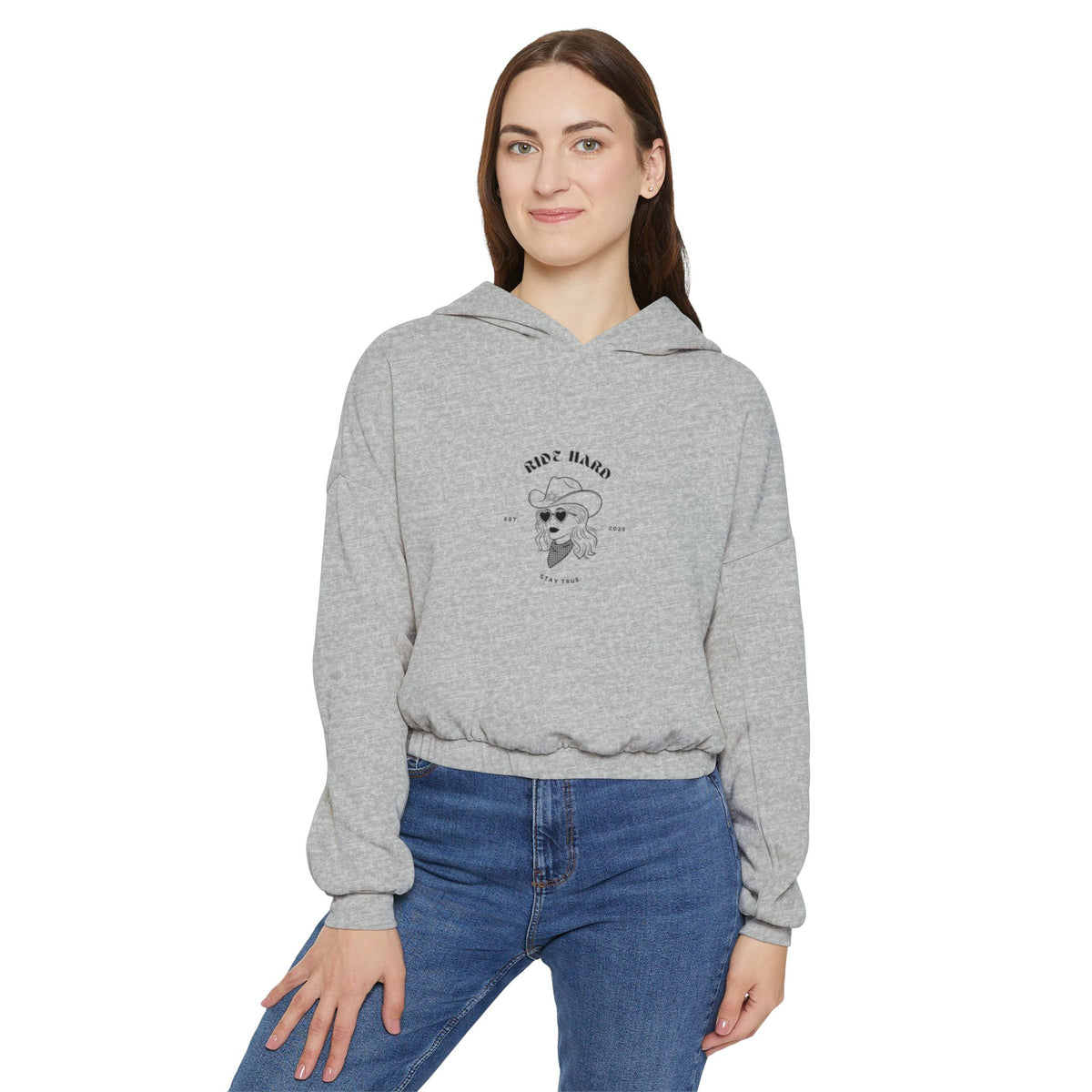 Ride Hard Sweatshirt - Cinched Hoodie for Casual Comfort