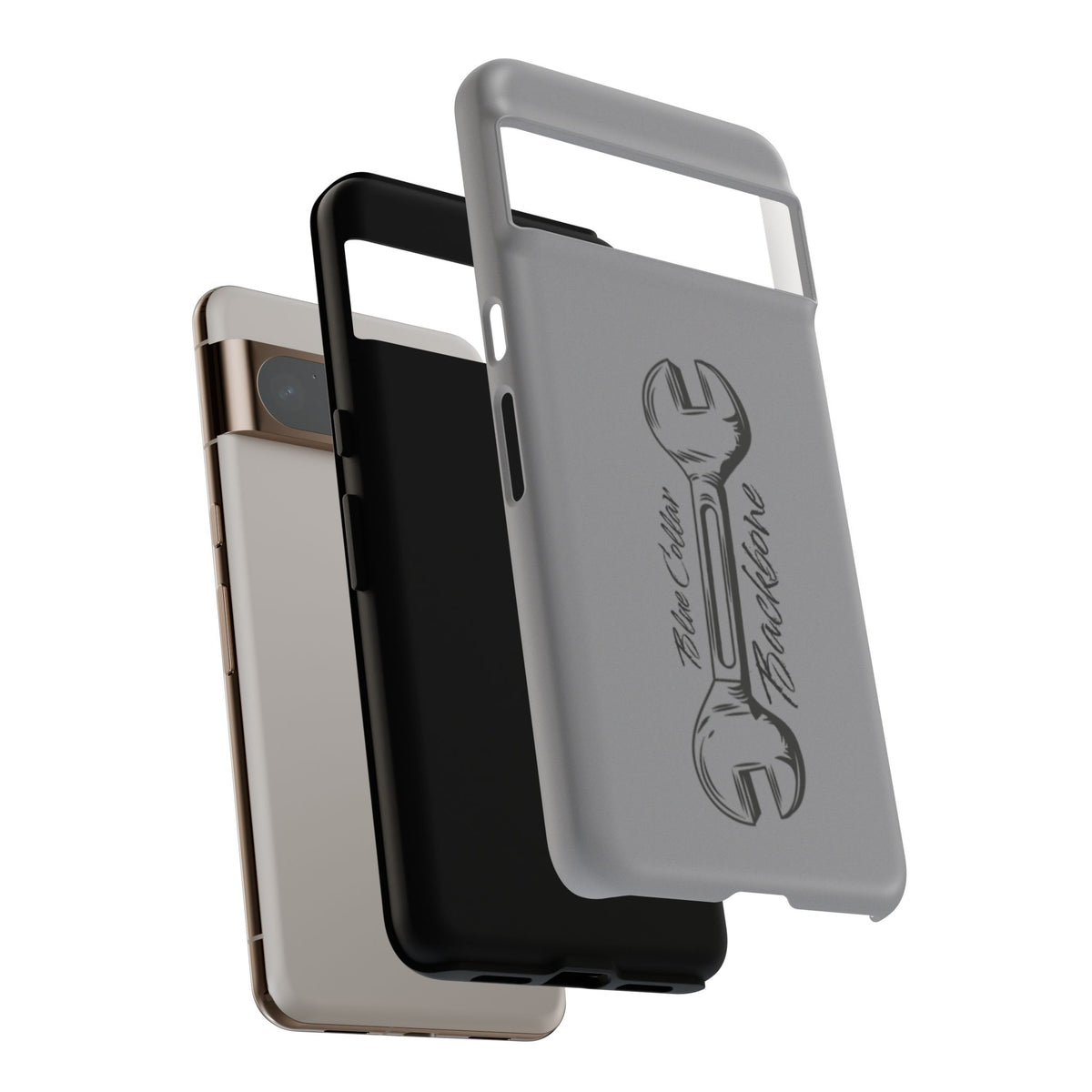 Tough Cases, Blue Collar Backbone Phone Case, Protective Phone Cases, Rugged Phone Covers, Strong Case, Worker Design, Unique Phone