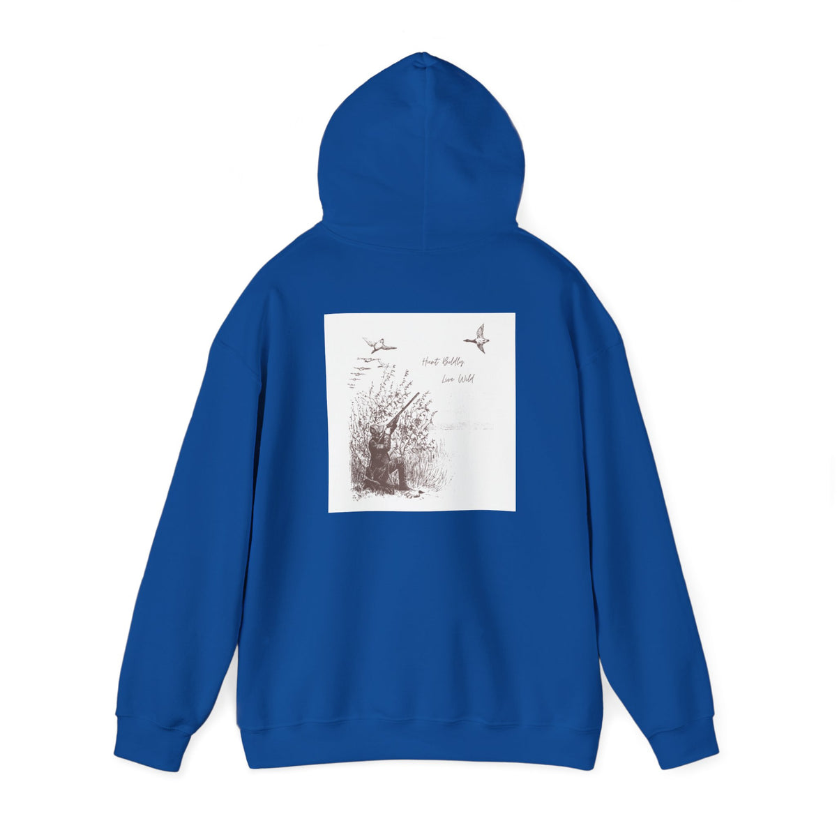Hunter-Inspired Unisex Heavy Blend Hooded Sweatshirt - Relaxed Fit with Inspirational Quote