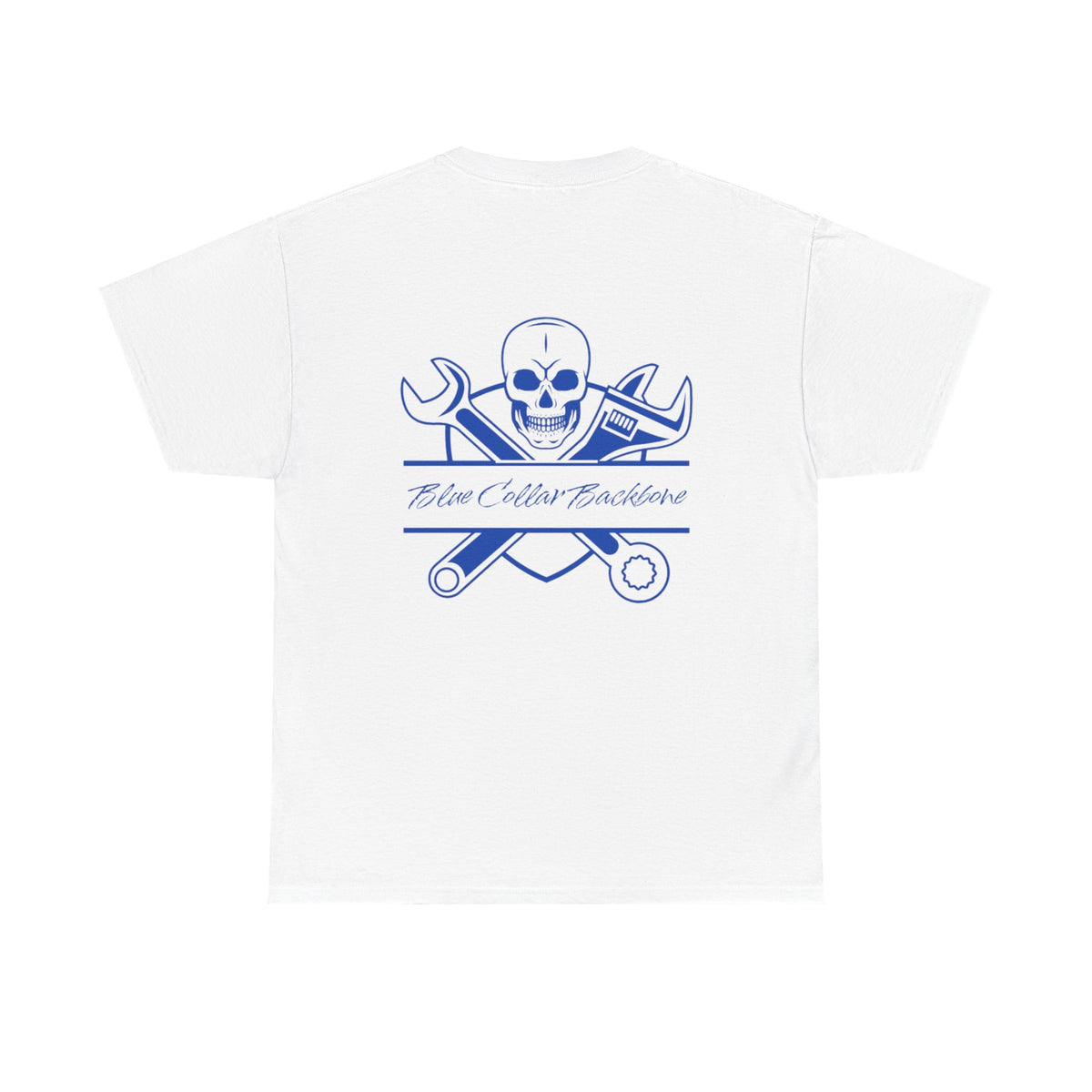 Skull & Tools Unisex Heavy Cotton Tee - Perfect for Mechanics & DIY Enthusiasts