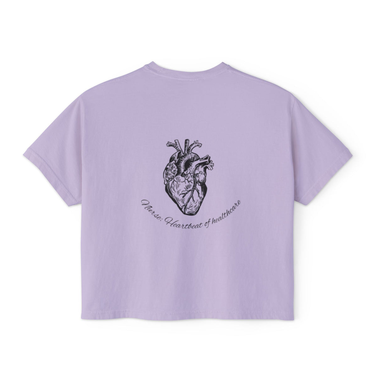 Nurse: Heartbeat of Healthcare Women's Boxy Tee