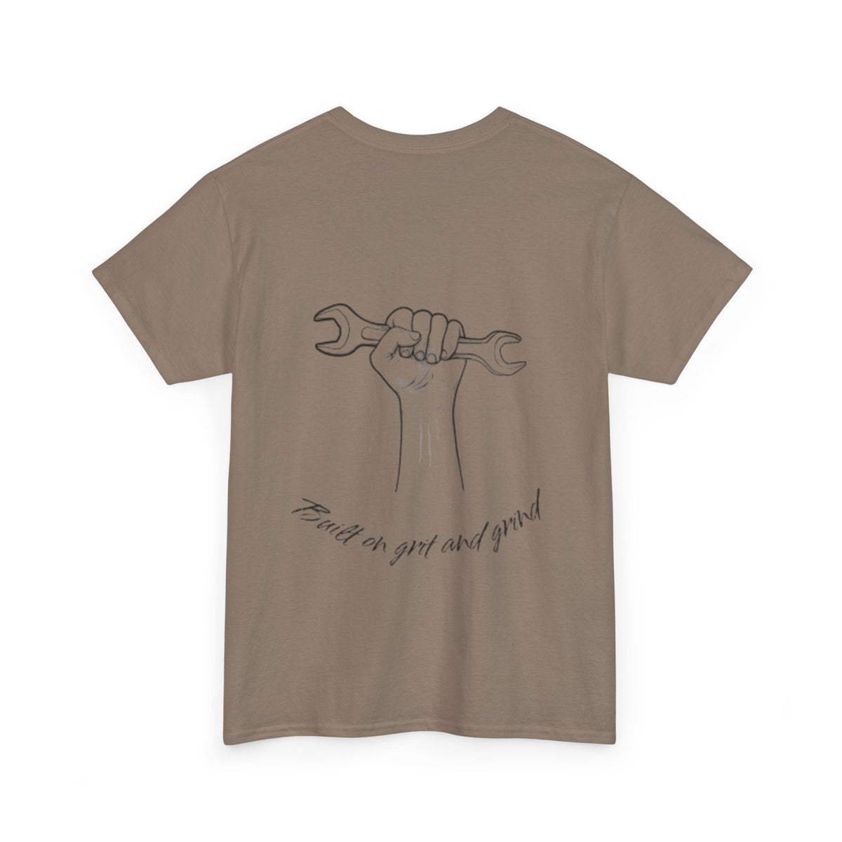 Grit and Grind Blue Collar Tee, Unisex T-Shirt, Work Ethic Graphic Shirt, Men's Women's Clothing, Inspirational Tee, Motivational Apparel