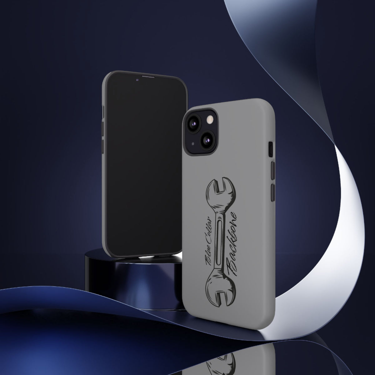 Tough Cases, Blue Collar Backbone Phone Case, Protective Phone Cases, Rugged Phone Covers, Strong Case, Worker Design, Unique Phone