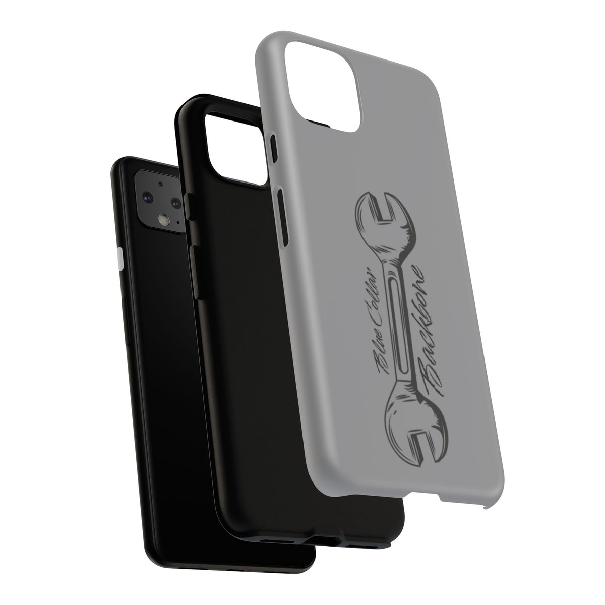 Tough Cases, Blue Collar Backbone Phone Case, Protective Phone Cases, Rugged Phone Covers, Strong Case, Worker Design, Unique Phone