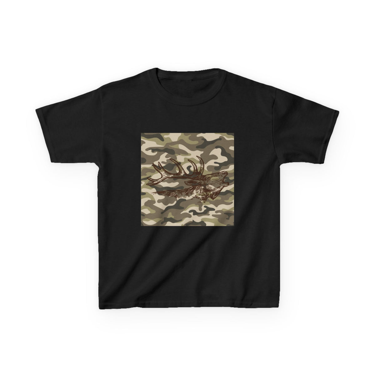 Kids Camouflage Graphic Tee - Fun Camo Design for Outdoor Adventures