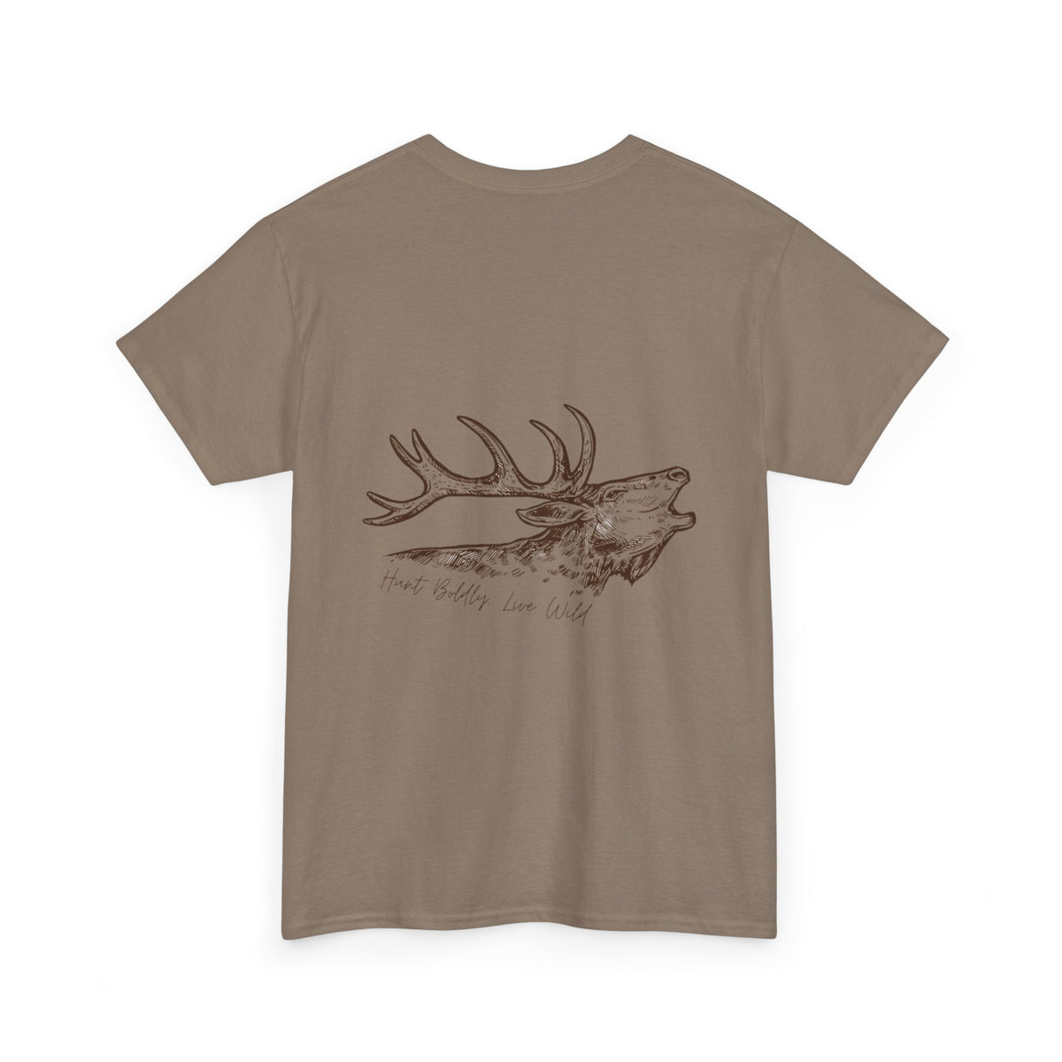 Hunt Boldly Live Wild Elk Tee
