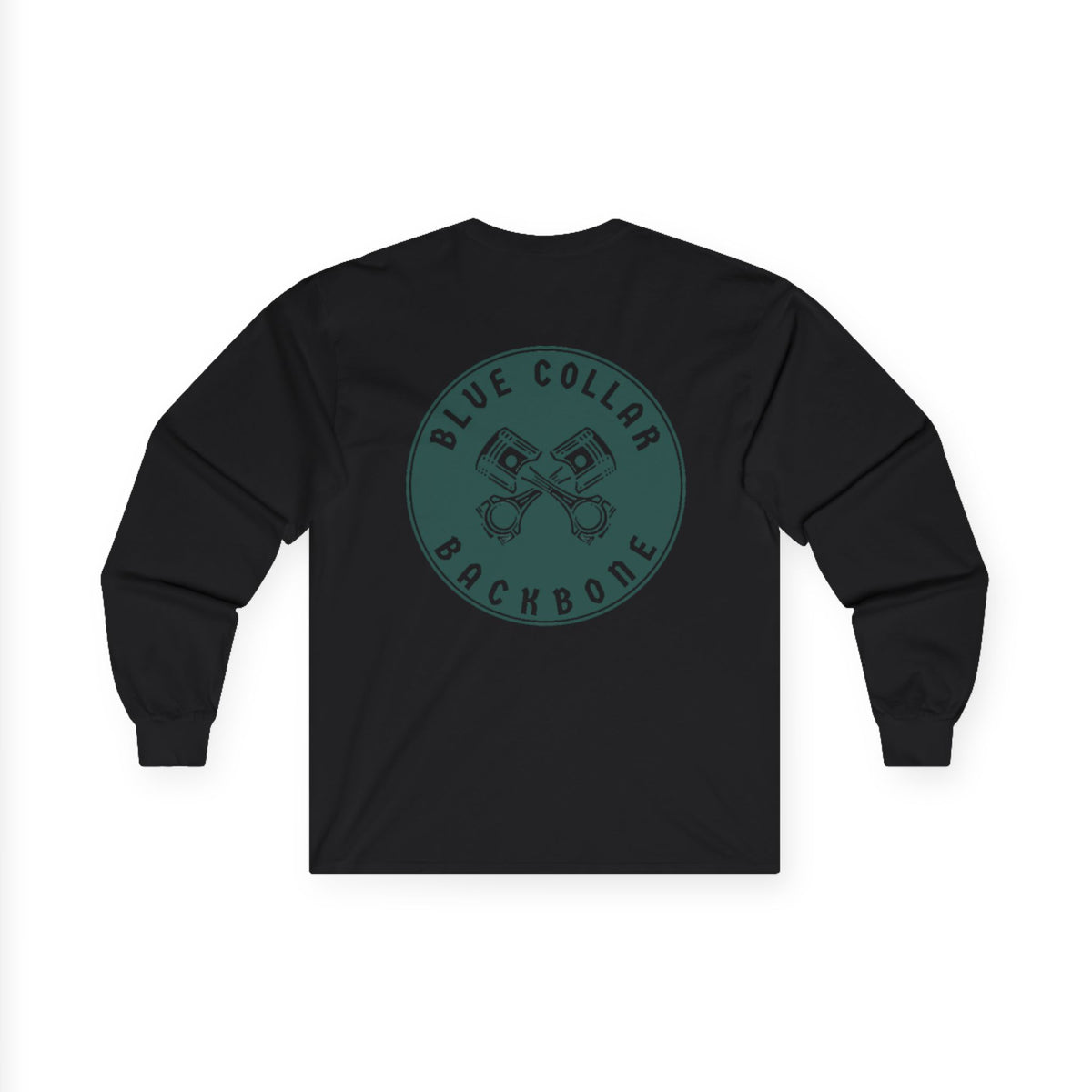 Blue Collar Backbone Circle Unisex Ultra Cotton Long Sleeve Tee
