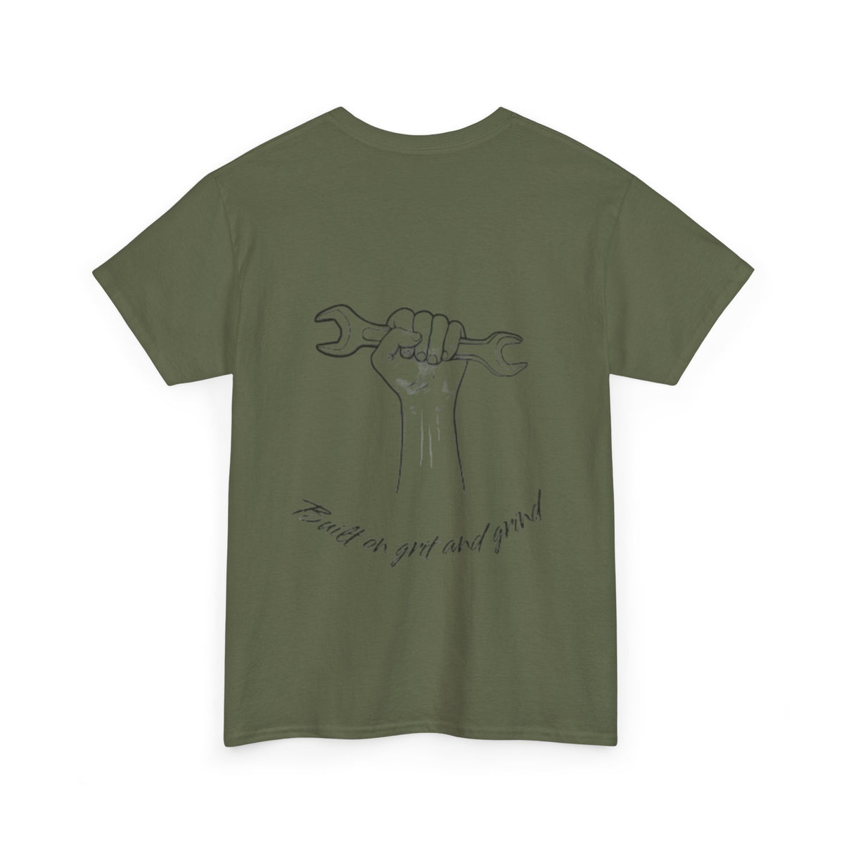 Grit and Grind Blue Collar Tee, Unisex T-Shirt, Work Ethic Graphic Shirt, Men's Women's Clothing, Inspirational Tee, Motivational Apparel