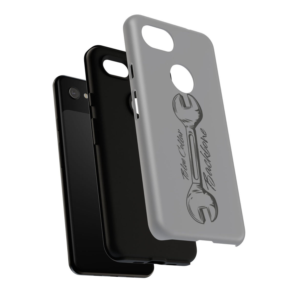 Tough Cases, Blue Collar Backbone Phone Case, Protective Phone Cases, Rugged Phone Covers, Strong Case, Worker Design, Unique Phone
