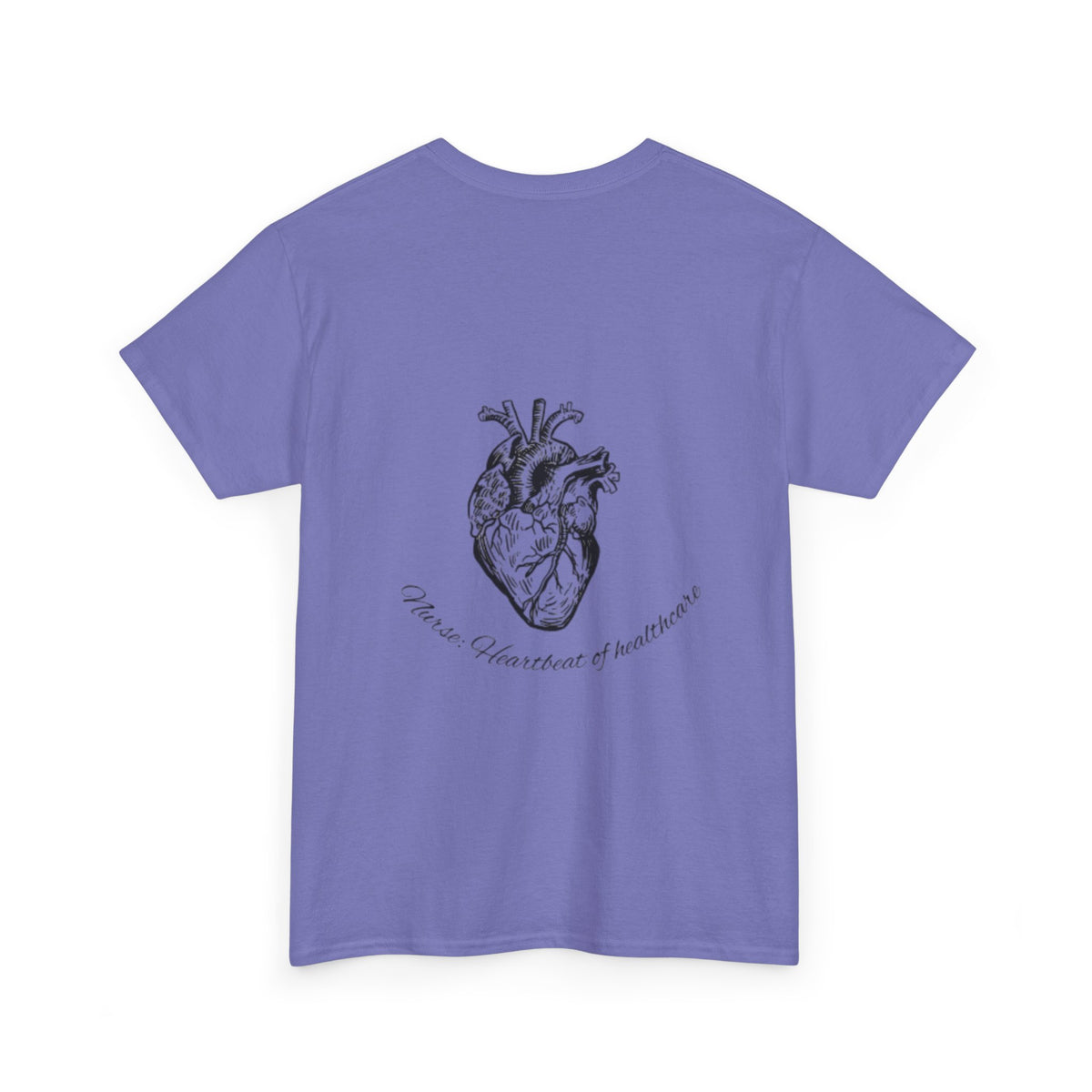 Nurse: Heartbeat of healthcare Unisex Heavy Cotton Tee