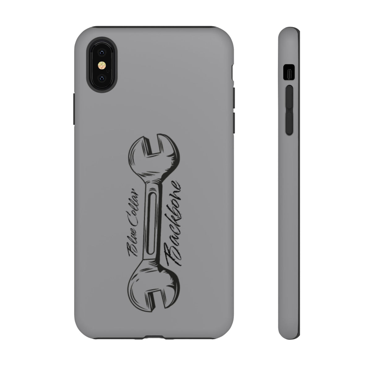 Tough Cases, Blue Collar Backbone Phone Case, Protective Phone Cases, Rugged Phone Covers, Strong Case, Worker Design, Unique Phone