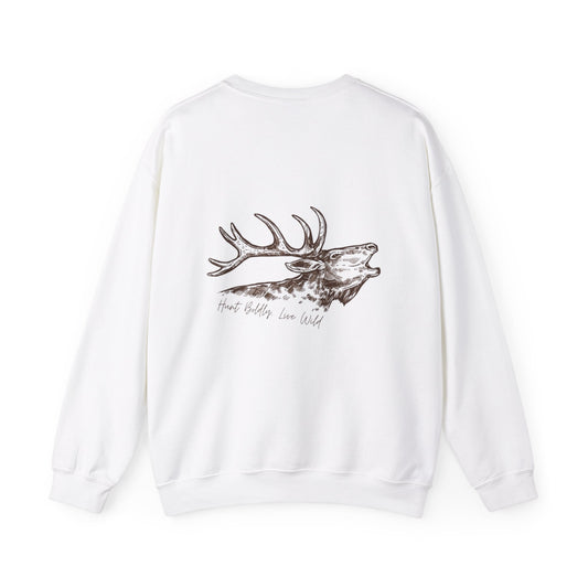 Outdoor Adventure Crewneck Sweatshirt - Hunt Boldy, Live Wild