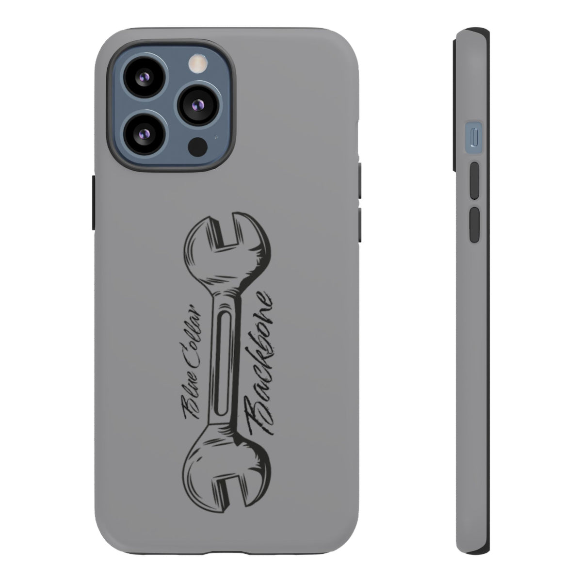 Tough Cases, Blue Collar Backbone Phone Case, Protective Phone Cases, Rugged Phone Covers, Strong Case, Worker Design, Unique Phone