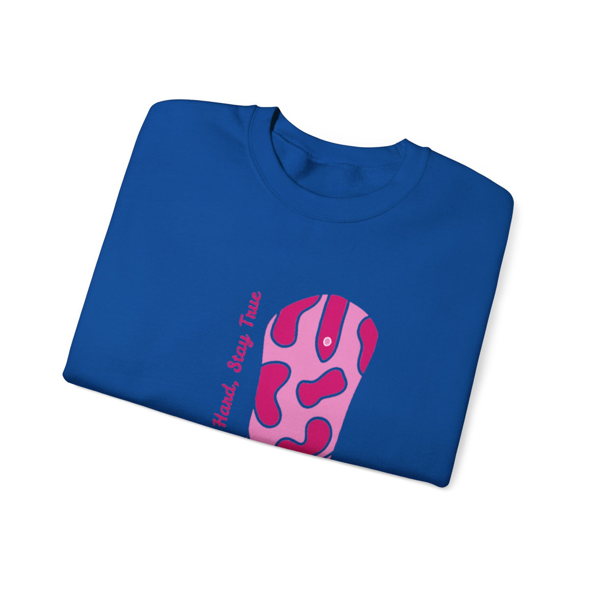 Ride Hard, Stay True pink | Unisex Heavy Blend™ Crewneck Sweatshirt
