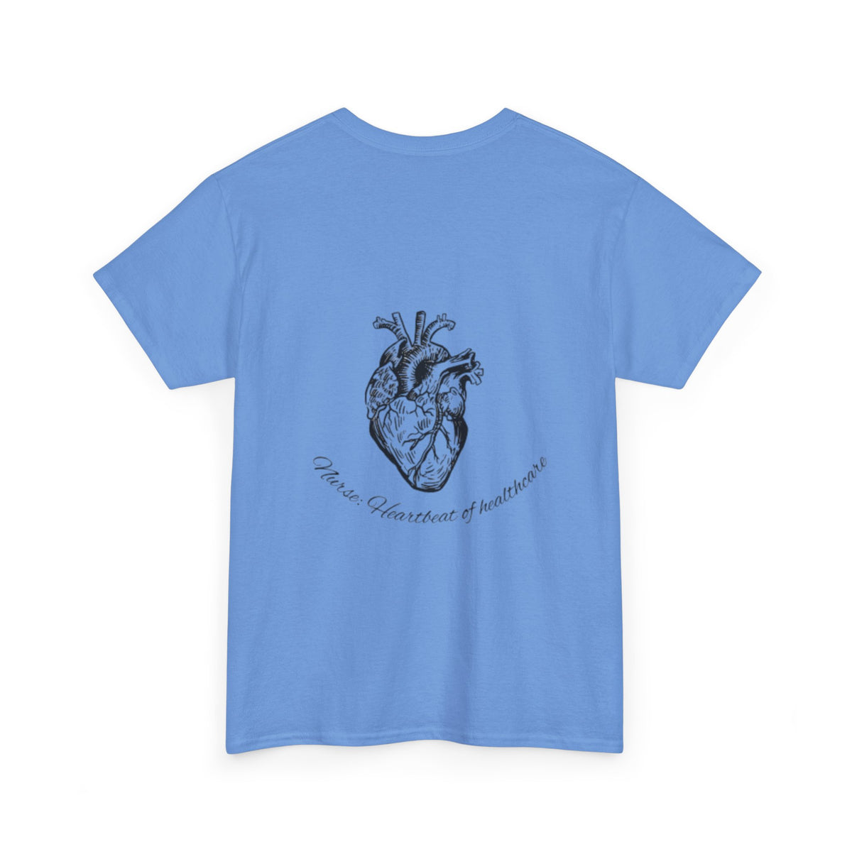 Nurse: Heartbeat of healthcare Unisex Heavy Cotton Tee