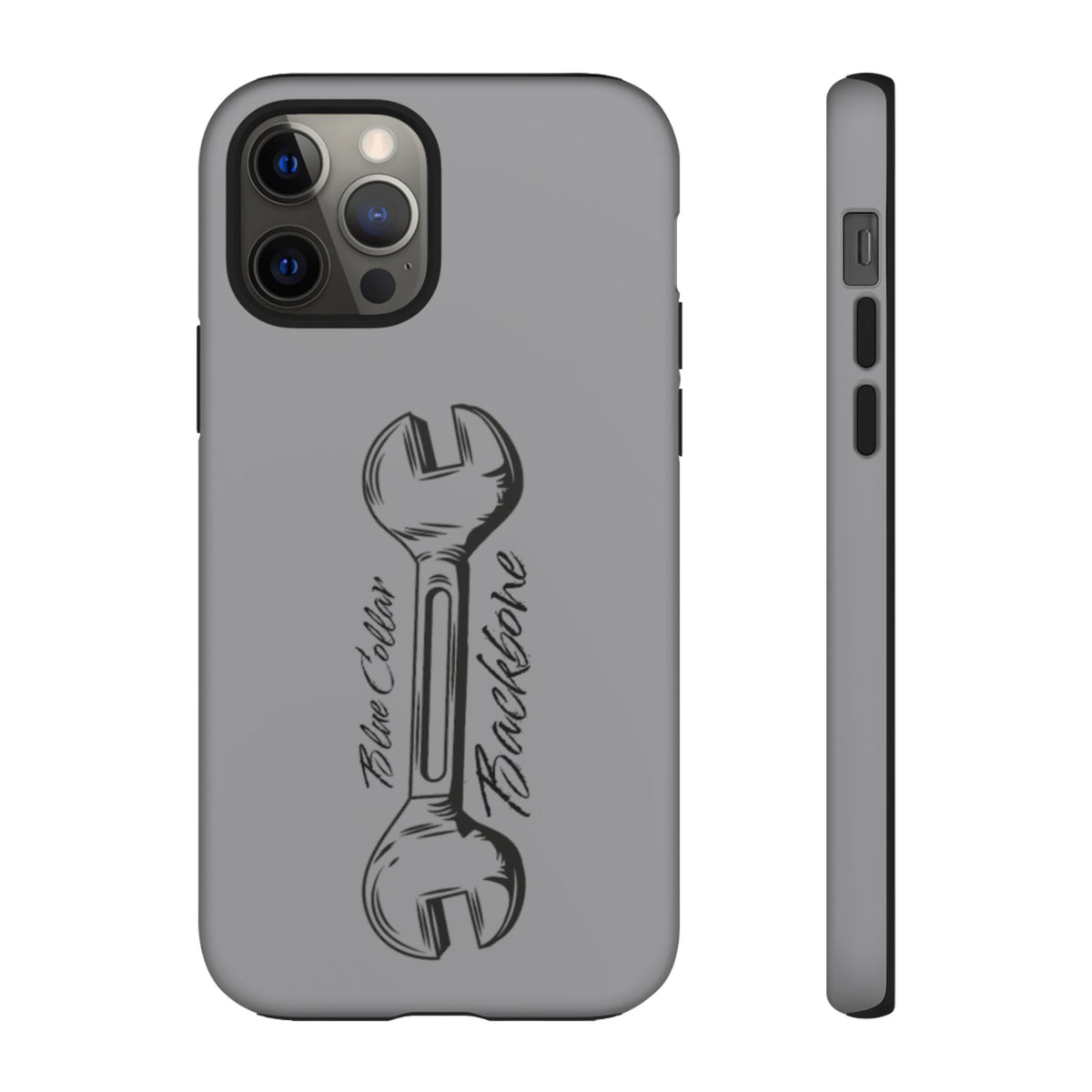 Tough Cases, Blue Collar Backbone Phone Case, Protective Phone Cases, Rugged Phone Covers, Strong Case, Worker Design, Unique Phone