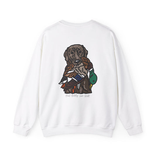 Hunting Dog Sweatshirt - Unisex Heavy Blend Crewneck Sweatshirt