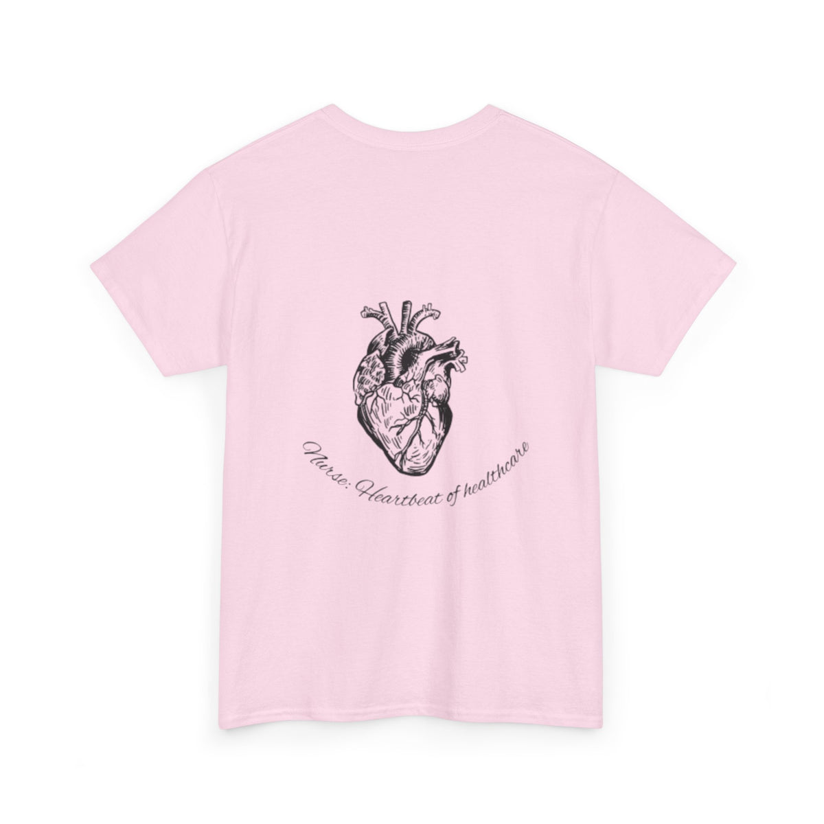 Nurse: Heartbeat of healthcare Unisex Heavy Cotton Tee
