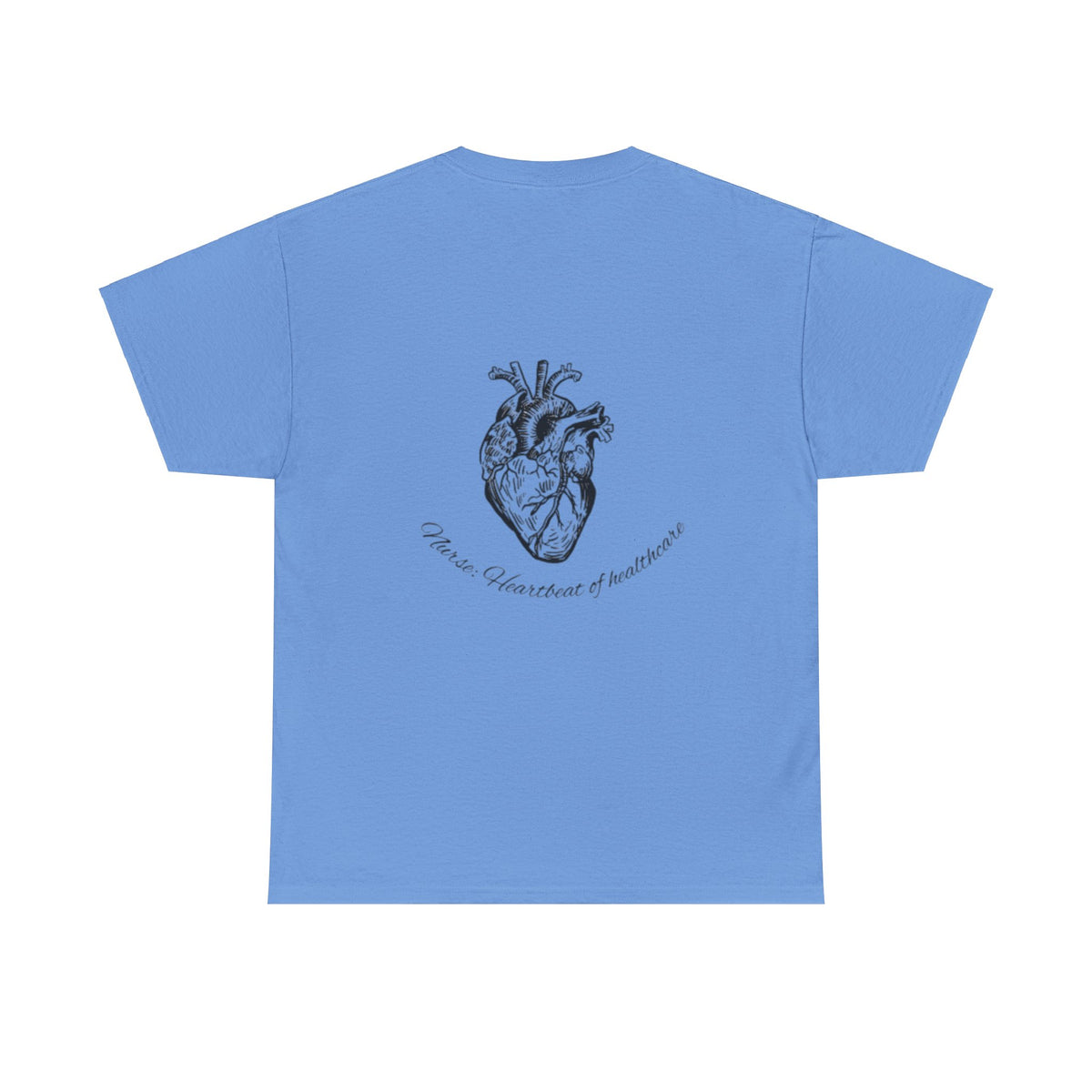 Nurse: Heartbeat of healthcare Unisex Heavy Cotton Tee
