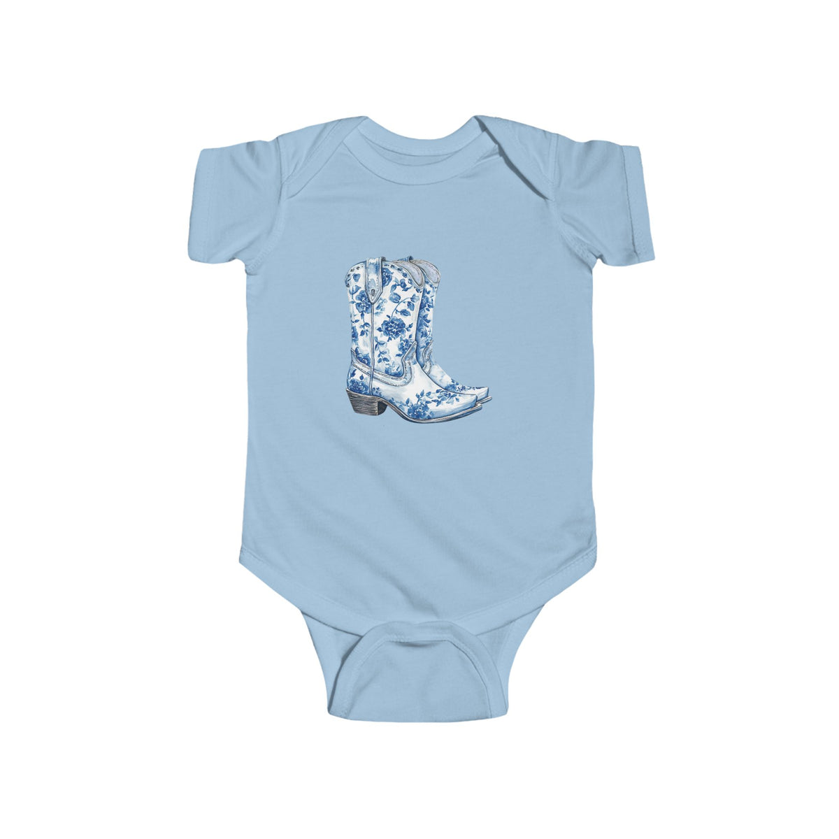 Cute Cowboy Boots Infant Bodysuit, Baby Shower Gift, Western Theme, Cute Baby Outfit, Newborn Cowboy Apparel, Floral Baby Wear