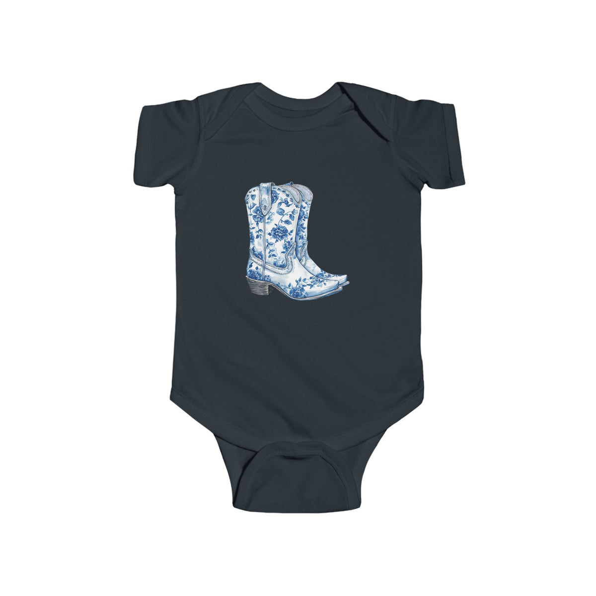 Cute Cowboy Boots Infant Bodysuit, Baby Shower Gift, Western Theme, Cute Baby Outfit, Newborn Cowboy Apparel, Floral Baby Wear