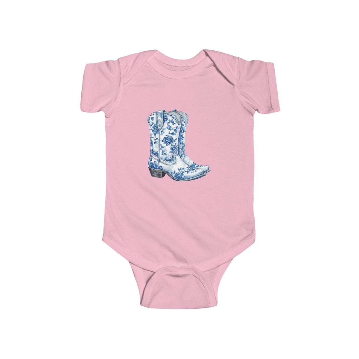 Cute Cowboy Boots Infant Bodysuit, Baby Shower Gift, Western Theme, Cute Baby Outfit, Newborn Cowboy Apparel, Floral Baby Wear