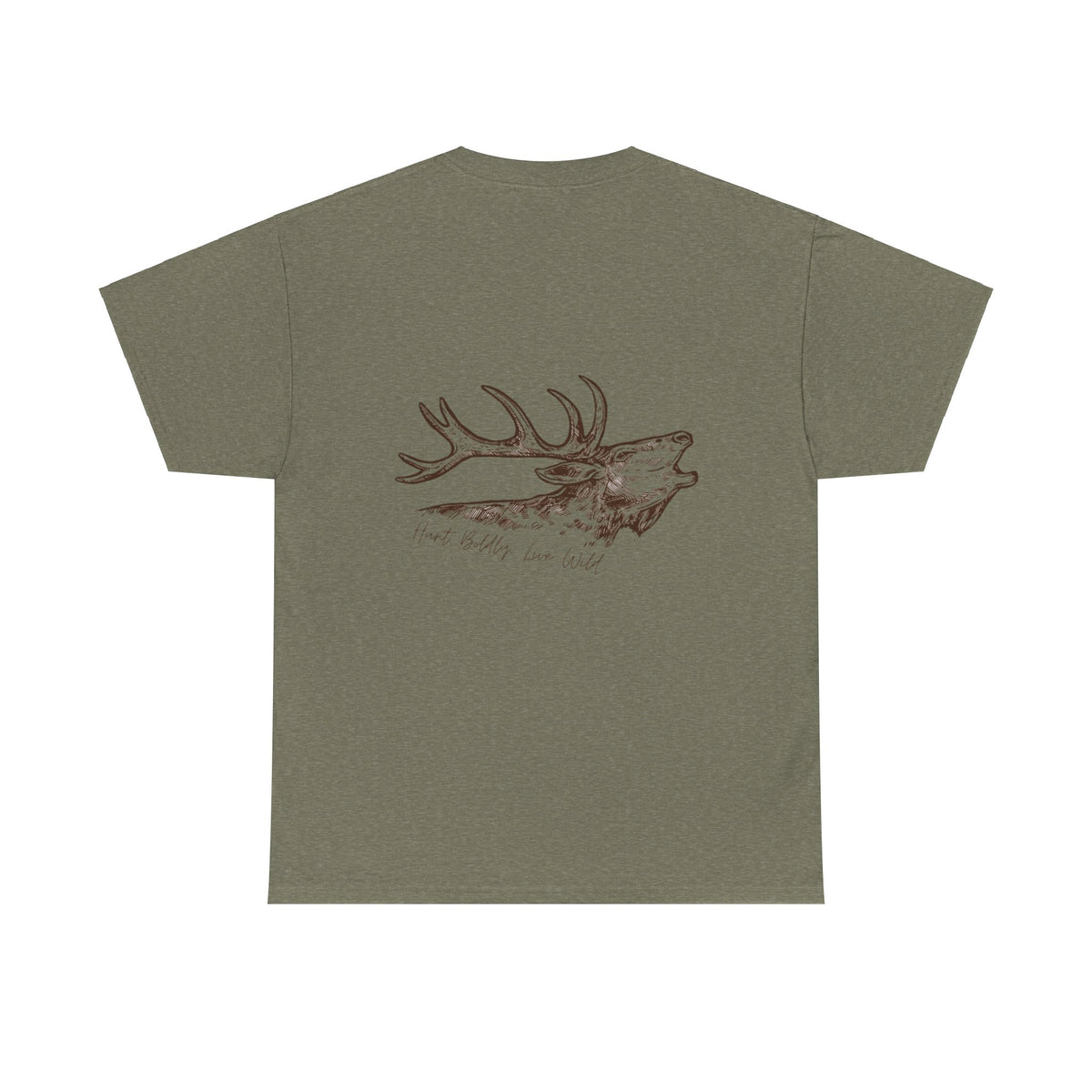 Hunt Boldly Live Wild Elk Tee