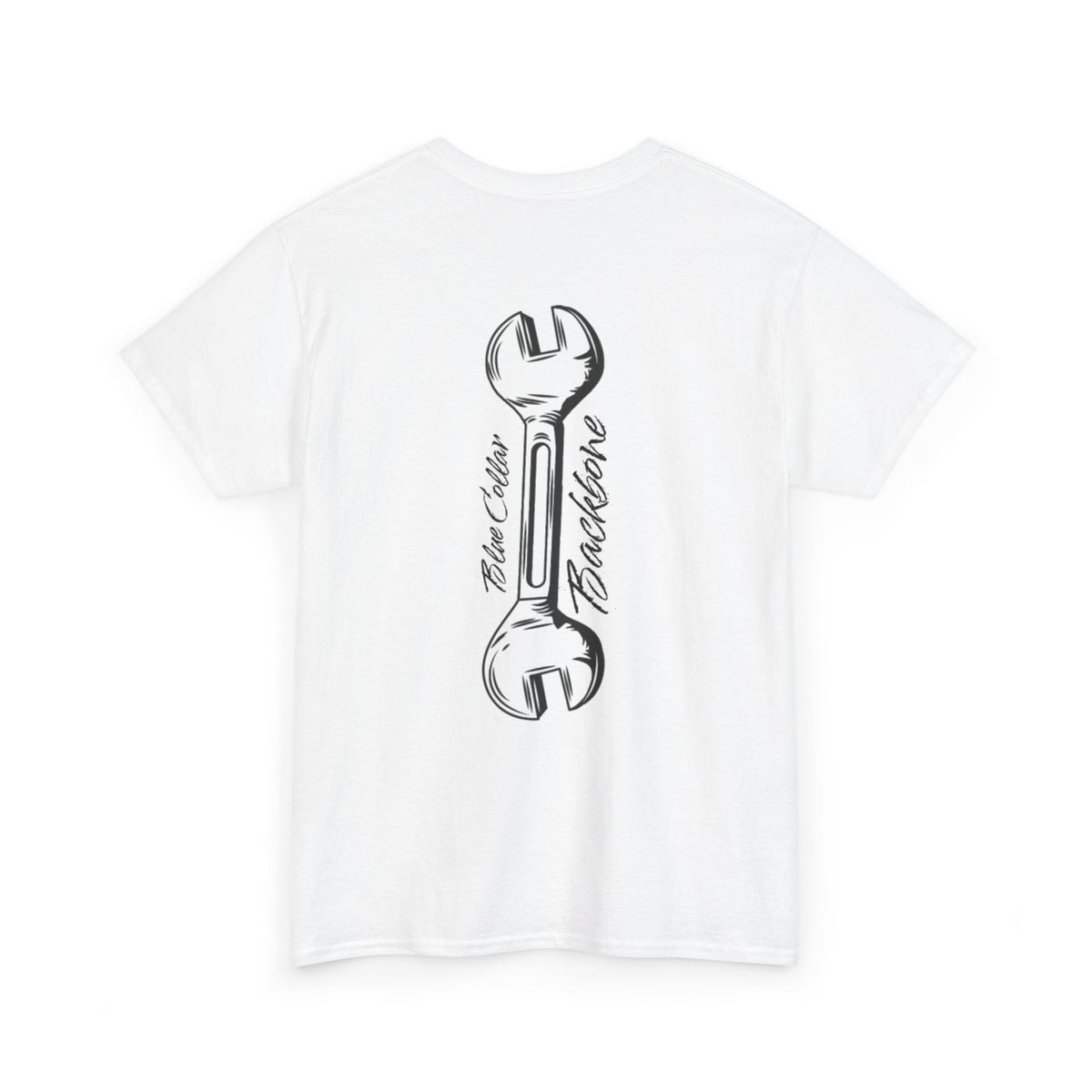 Blue Collar Backbone Unisex Tee, T-Shirt, Shirt, Casual Top, Workwear Apparel, Gift for Him/Her