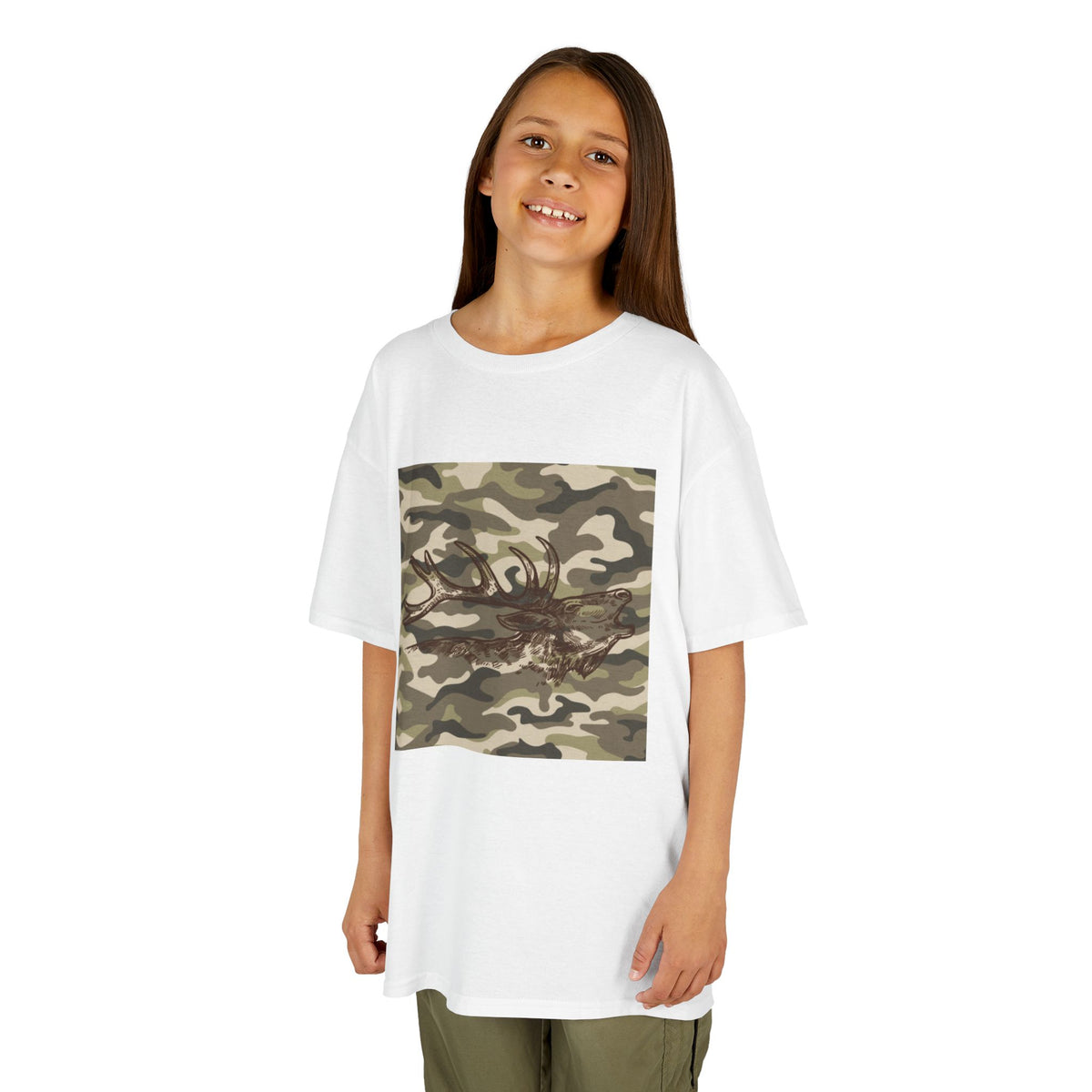 Kids Camouflage Graphic Tee - Fun Camo Design for Outdoor Adventures