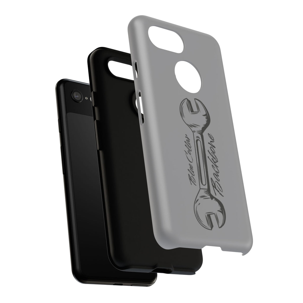 Tough Cases, Blue Collar Backbone Phone Case, Protective Phone Cases, Rugged Phone Covers, Strong Case, Worker Design, Unique Phone